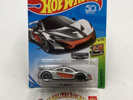 2018 Hot wheels McLaren P1 Zamac #15 147E Hot on Sale