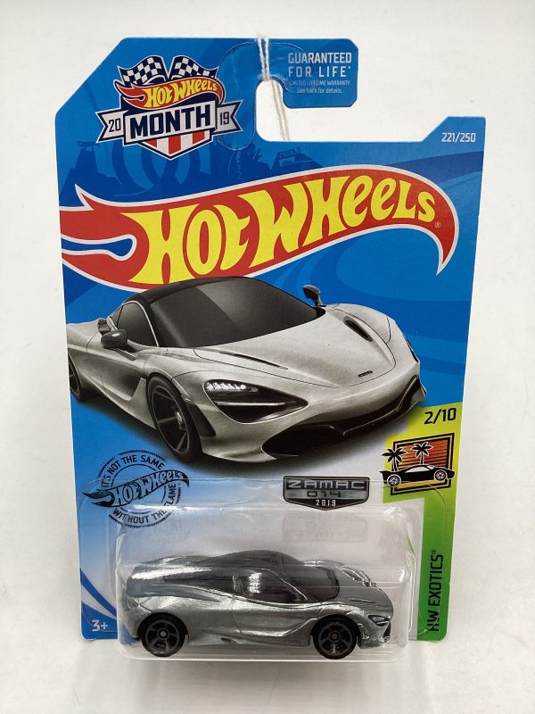 2019 Hot wheels#221  McLaren 720S Zamac #14 147G Sale