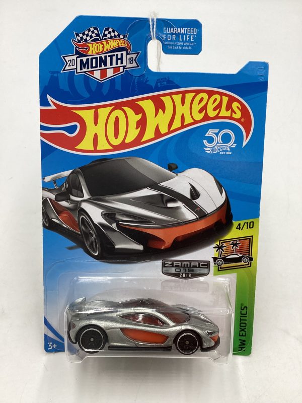 2018 Hot wheels McLaren P1 Zamac #15 147E Hot on Sale