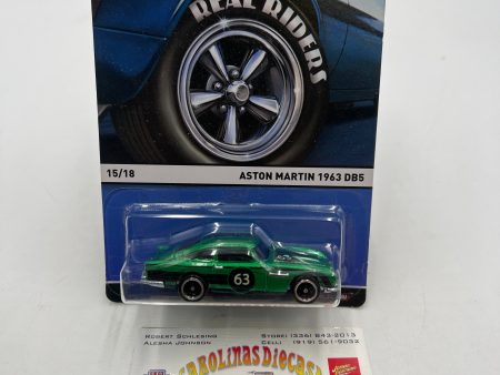 Hot Wheels Real Riders #15 Aston Martin 1963 DB5 255R For Cheap