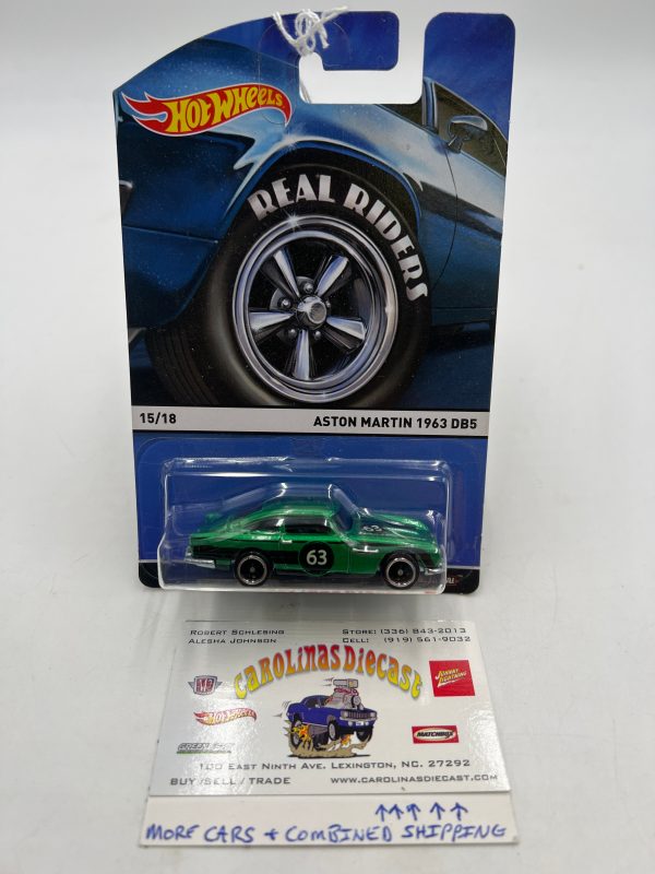 Hot Wheels Real Riders #15 Aston Martin 1963 DB5 255R For Cheap