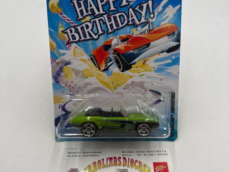 2010 Hot Wheels Happy Birthday 69 Camaro Convertible *Small Back Corner Vein* 158H Supply