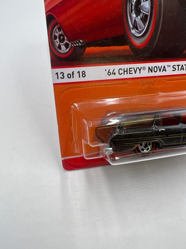 Hot Wheels 2016 Redline Series 64 Chevy Nova Station Wagon #13 158C Cheap