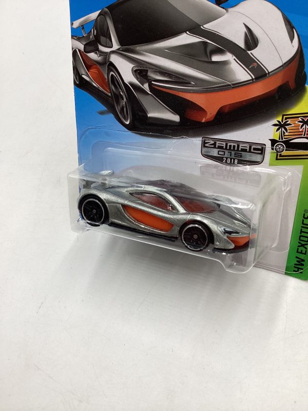 2018 Hot wheels McLaren P1 Zamac #15 147E Hot on Sale