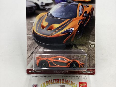 Hot wheels Cars & Donuts 1 5 McLaren P1 *Card  Blister Imperfections* 255Q Fashion