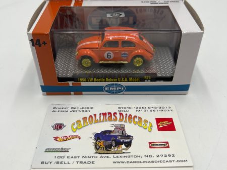 M2 Machines 1956 VW Beetle Deluxe USA Model CHASE 1 750 R76 For Cheap