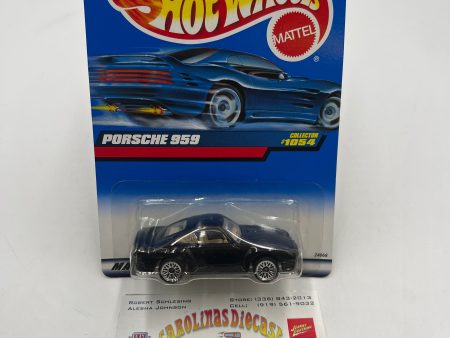 1999 Hot Wheels First Editions #1054 Porsche 959 Black 101C Hot on Sale