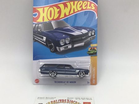 2022 hot wheels #111 70 Chevelle SS Wagon  blue 12G Cheap