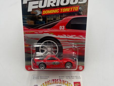 2024 Hot Wheels Fast & Furious Dominic Toretto 1995 Mazda RX-7 1 5 159G For Sale