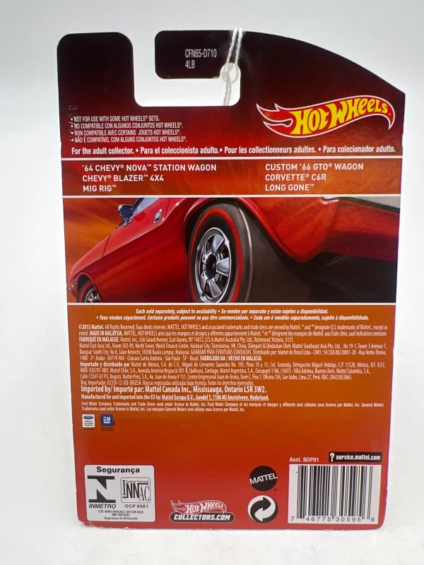 Hot Wheels 2016 Redline Series 64 Chevy Nova Station Wagon #13 158C Cheap