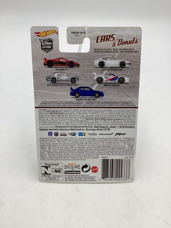 Hot wheels Cars & Donuts 4 5 BMW M1 Procar 245N Online now