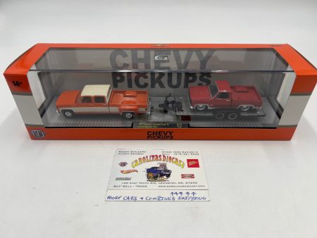 M2 Machines Chevy Pickups 1977 Chevrolet Cheyenne Super 30 & 1973 Chevrolet Truck R73 Online Sale