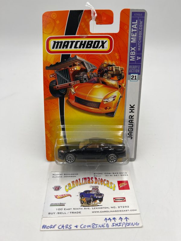 Matchbox #21 MBX Metal Jaguar XK Black 65C Discount