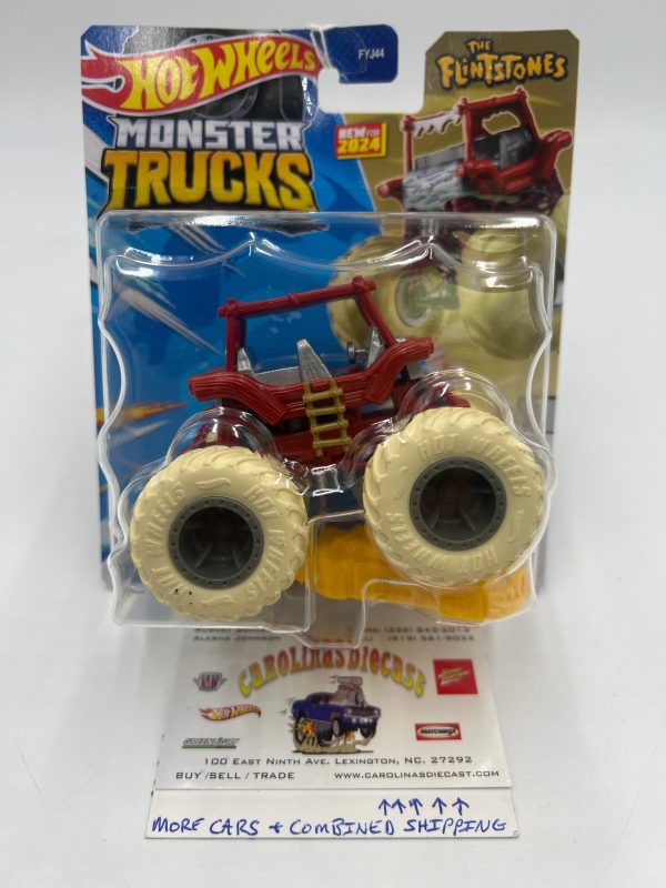 2024 Hot Wheels Monster Trucks The Flintstones 134H Hot on Sale