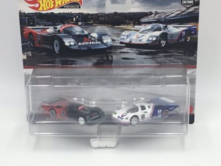 Hot wheels car culture team 2 pack target exclusive Porsche 962 281C Fashion