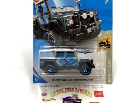 2019 Hot Wheels #14 ‘15 Land Rover Defender Double Cab Zamac 004 147B Supply