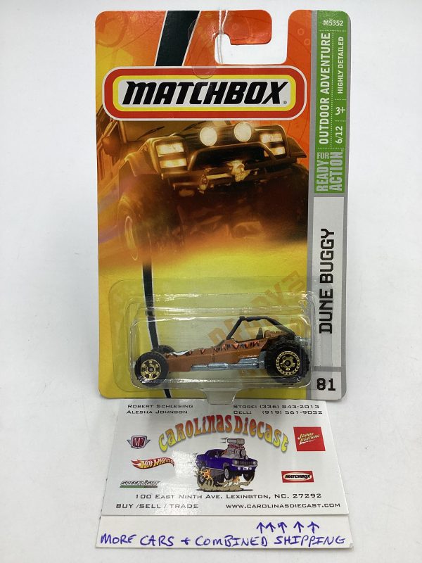 Matchbox #81 Outdoor Adventure Dune Buggy Brown 207G For Sale