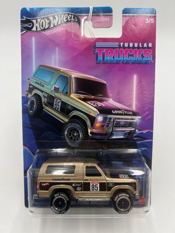 2024 Hot Wheels Tubular Trucks 3 5 1985 Ford Bronco 160F Hot on Sale