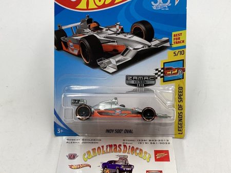 2018 Hot wheels Zamac #10 Indy 500 Oval (Not perfect card) Supply