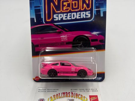 2024 Hot Wheels Neon Speeders 1 8 Porsche 911 GT3 Cup 160O For Cheap