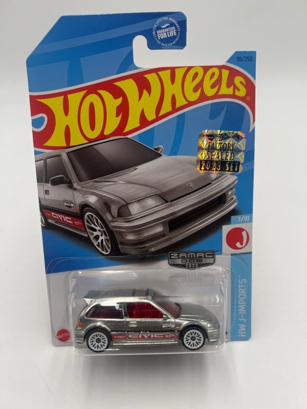 2023 Hot Wheels #96 90 Honda Civic EF Zamac 006 Factory Sealed W  Protector Online now