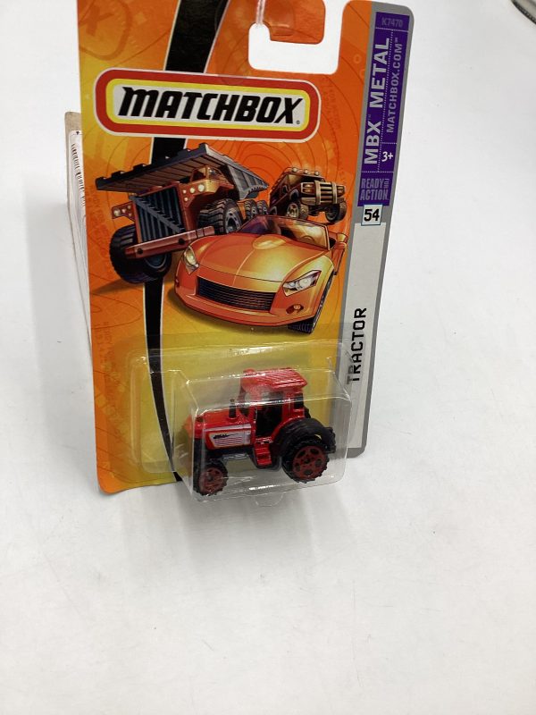 Matchbox #54 MBX Metal Tractor Red 206D For Discount