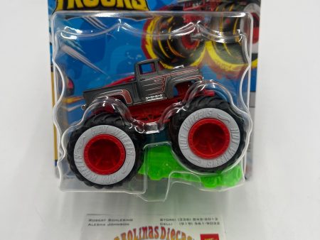 2024 Hot Wheels Monster Trucks Freestyle Wreckers 7 12 1956 Hi Tail Hauler 133i *Vein on Back Right* Supply