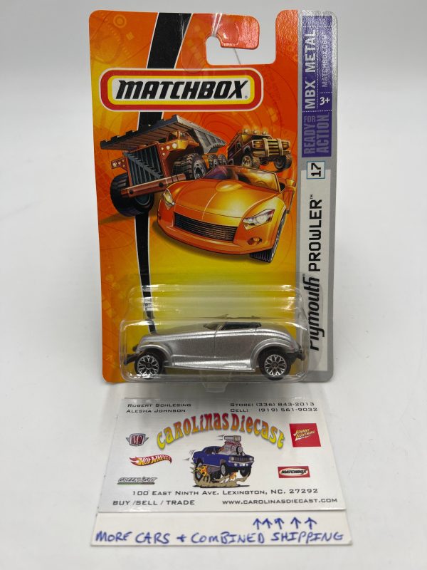 Matchbox #17 MBX Metal Plymouth Prowler Silver  208F Discount