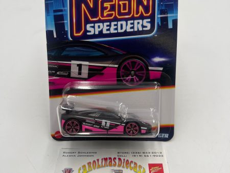 2024 Hot Wheels Neon Speeders 2 8 McLaren F1 GTR 160P on Sale