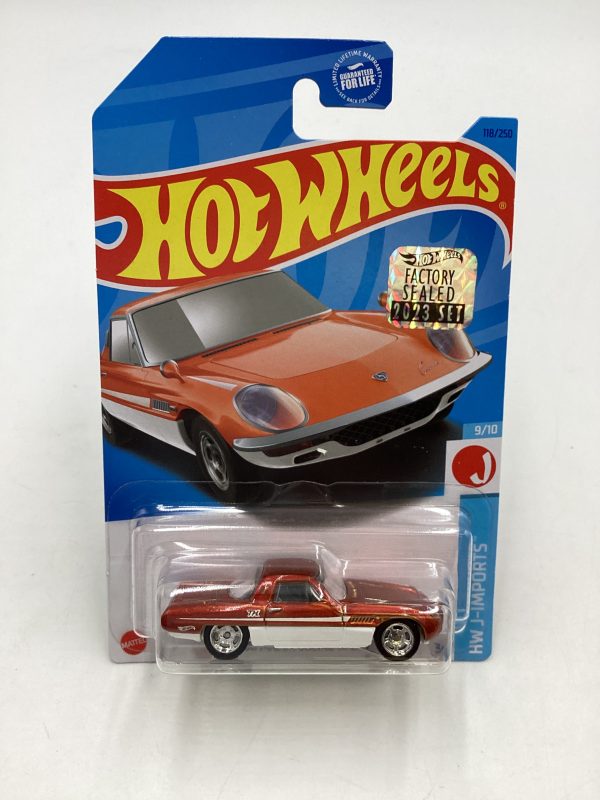 2023 Hot Wheels 1968 Mazda Cosmo Sport 1 1250 Super Treasure Hunt Factory Sealed with protector Hot on Sale