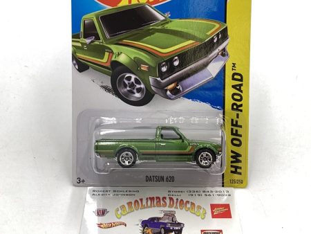 2015 Hot Wheels Off-Road #125 Datsun 620 green Hot on Sale