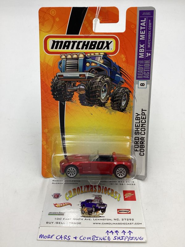 Matchbox #8 MBX Metal Ford Shelby Cobra Concept 31H Supply