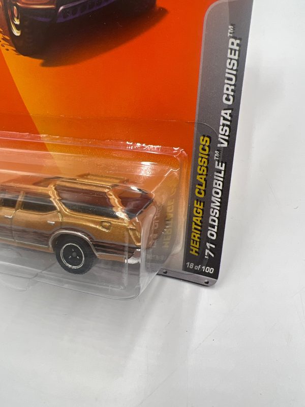 Matchbox #18 Heritage Classics 71 Oldsmobile Vista Cruiser Brown 208H For Discount