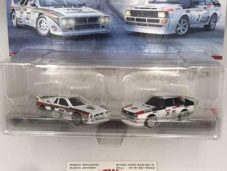 Hot wheels car culture team 2 pack target exclusive Lancia Rally 037 84 Audi Sport Quattro 282G Online now