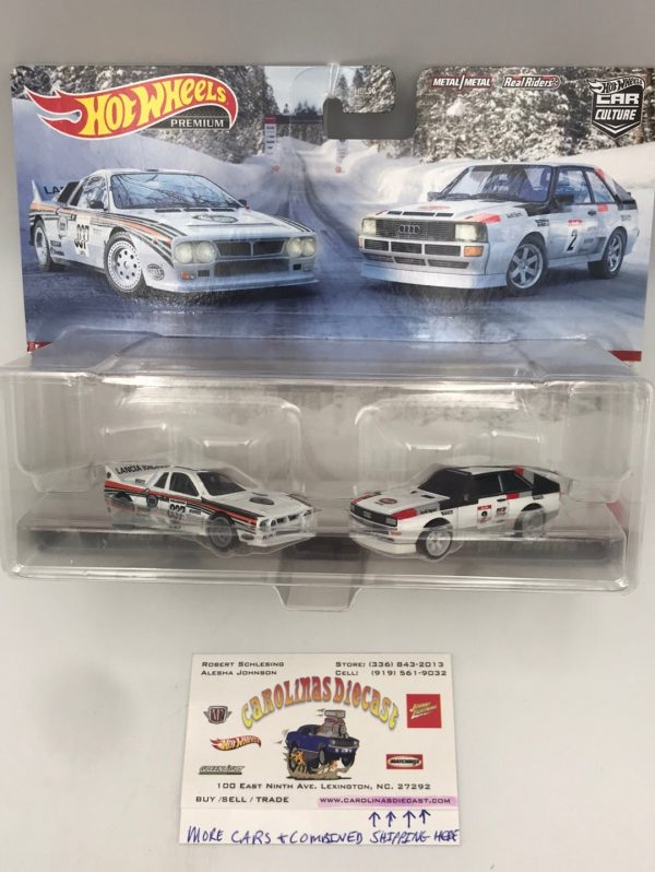 Hot wheels car culture team 2 pack target exclusive Lancia Rally 037 84 Audi Sport Quattro 282G Online now