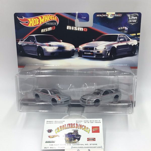 Hot wheels car culture team 2 pack target exclusive Nissan Skyline GT-R BNR32 BNR34 Discount