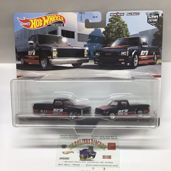 Hot wheels car culture team 2 pack target exclusive Borla 83 Chevy Silverado 91 GMC Syclone Online Sale