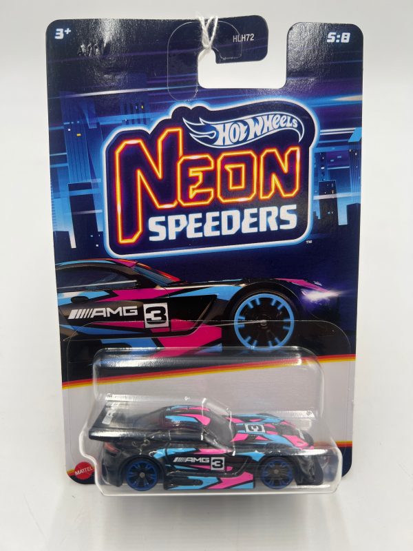 2024 Hot Wheels Neon Speeders 5 8 16 Mercedes AMG GT3 160O Online