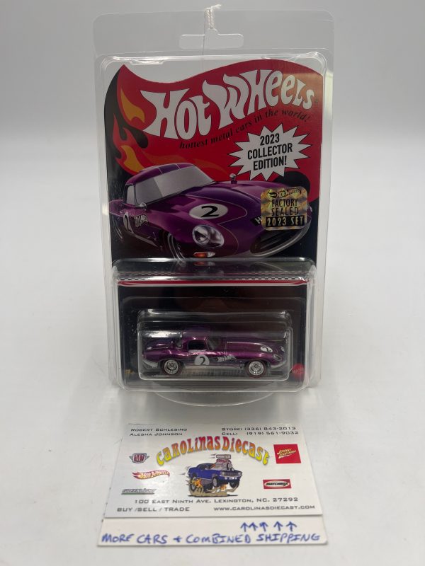 2023 Hot Wheels Kroger Mail in 1 1250 Jaguar Lightweight E-Type Factory Sealed W  Protector For Discount