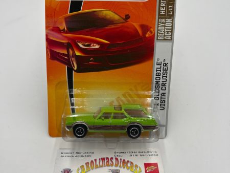 2009 Matchbox #1 Heritage Classics 71 Oldsmobile Vista Cruiser Lime Green #1 (Backwards J Hook) 50i Supply