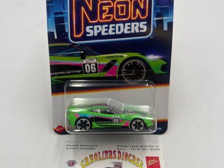 2024 Hot Wheels Neon Speeders 7 8 Corvette C7 Z06 160O For Cheap