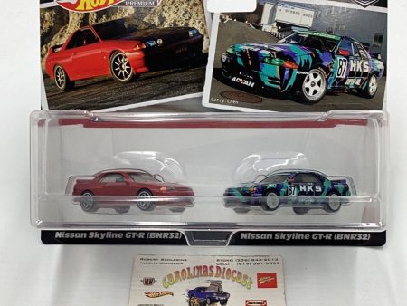 Hot wheels car culture team 2 pack target exclusive Nissan skyline gt-r bnr32 HKS 281A Hot on Sale