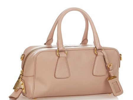 Prada Saffiano Bauletto Satchel 26267 Sale