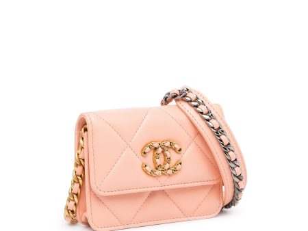 Chanel 19 Mini Pouch On Chain (nkql4t) on Sale