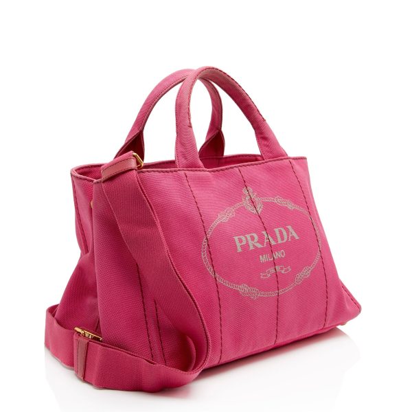 Prada Canapa Logo Shopping Tote TjCWSj For Cheap