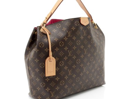 Louis Vuitton Monogram Canvas Graceful MM Hobo (9a1WVz) Fashion