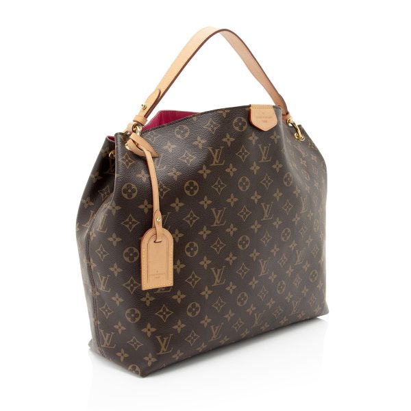 Louis Vuitton Monogram Canvas Graceful MM Hobo (9a1WVz) Fashion