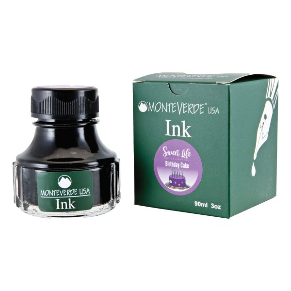 Monteverede Sweet Life Birthday Cake Ink Bottle, Purple - 90ml Cheap