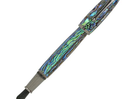 Monteverde Super Mega Abalone Fountain Pen - Gunmetal (Limited Edition) Online Hot Sale