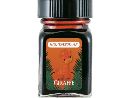 Monteverde Jungle Giraffe Ink Bottle, Orange - 30ml Online Sale